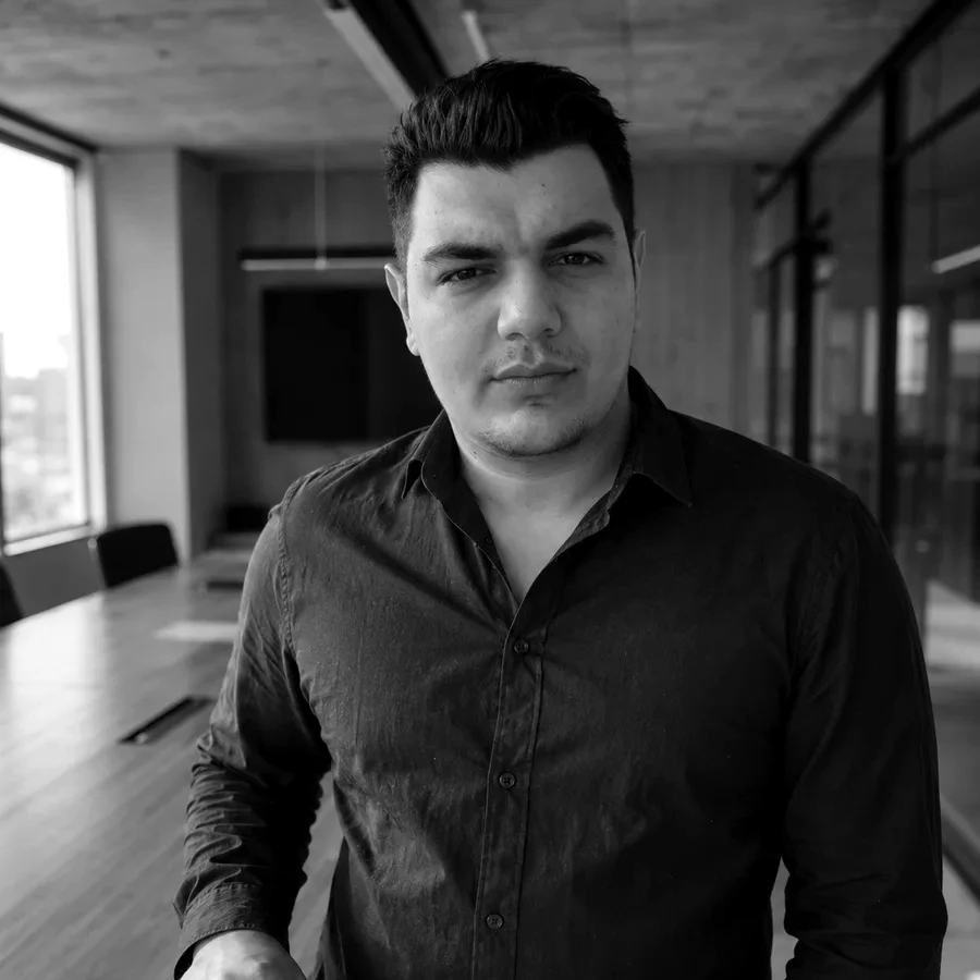 Balthasar Sansour, CTO der Klarsicht LLC, in Stuttgart